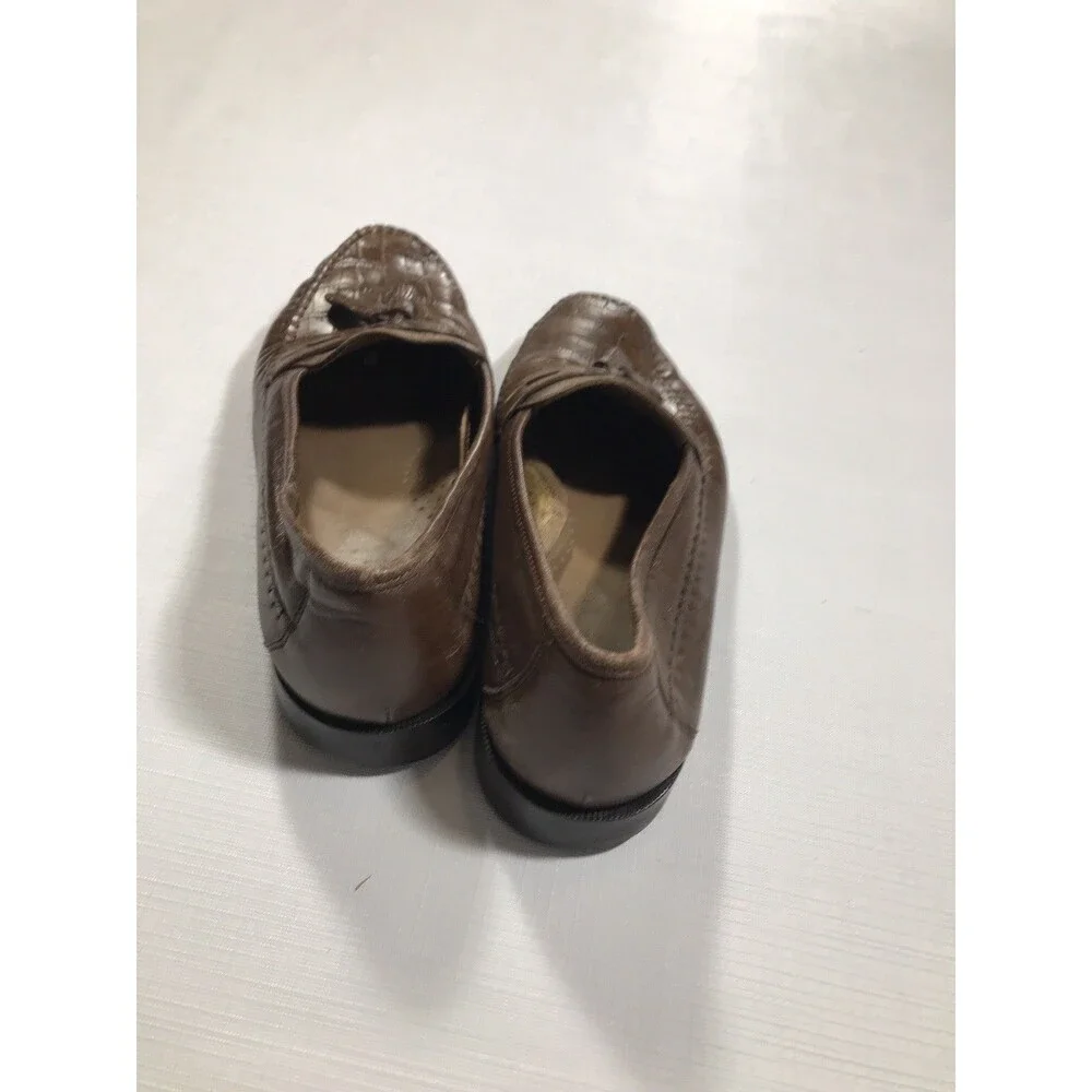 Florsheim Mens Tassel Loafers Size 9D Brown
